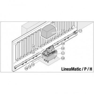 Магнитный концевик HORMANN для привода LineaMatic (1 серии) Магнитный концевик HORMANN для привода LineaMatic (1 серии)